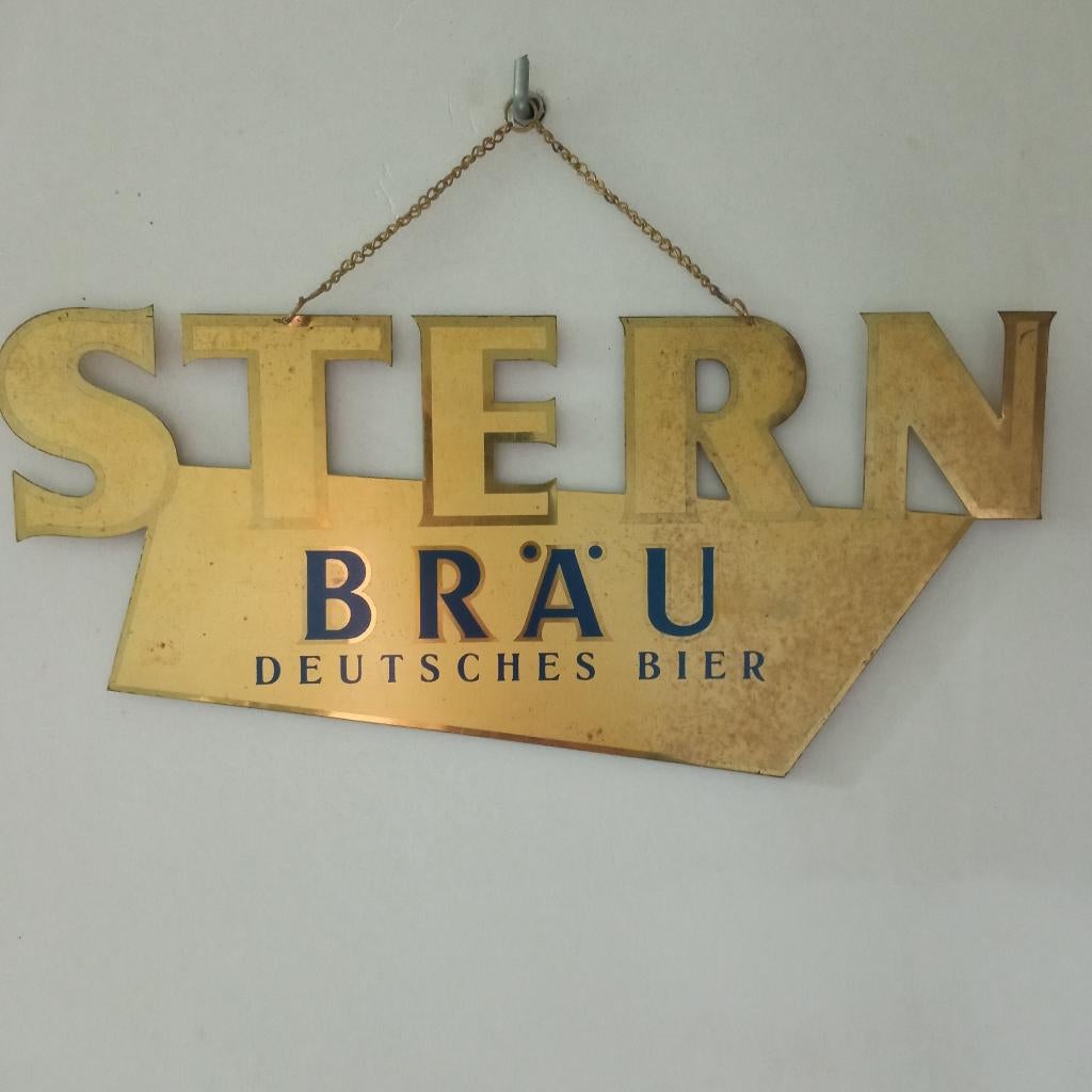 publicité STERN, Collections, Enlèvement ou Envoi, Utilisé, Panneau, Plaque ou Plaquette publicitaire, Autres marques