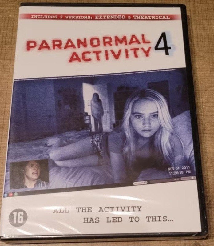 Paranormal Activity 4 (nieuw!), Cd's en Dvd's, Dvd's | Horror, Vanaf 16 jaar, Ophalen of Verzenden, Nieuw in verpakking, Bovennatuurlijk