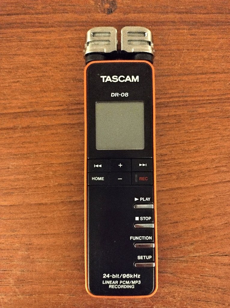 TASCAM DR-08 DRAAGBARE RECORDER, Audio, Tv en Foto, Ophalen of Verzenden, Zo goed als nieuw, Audio