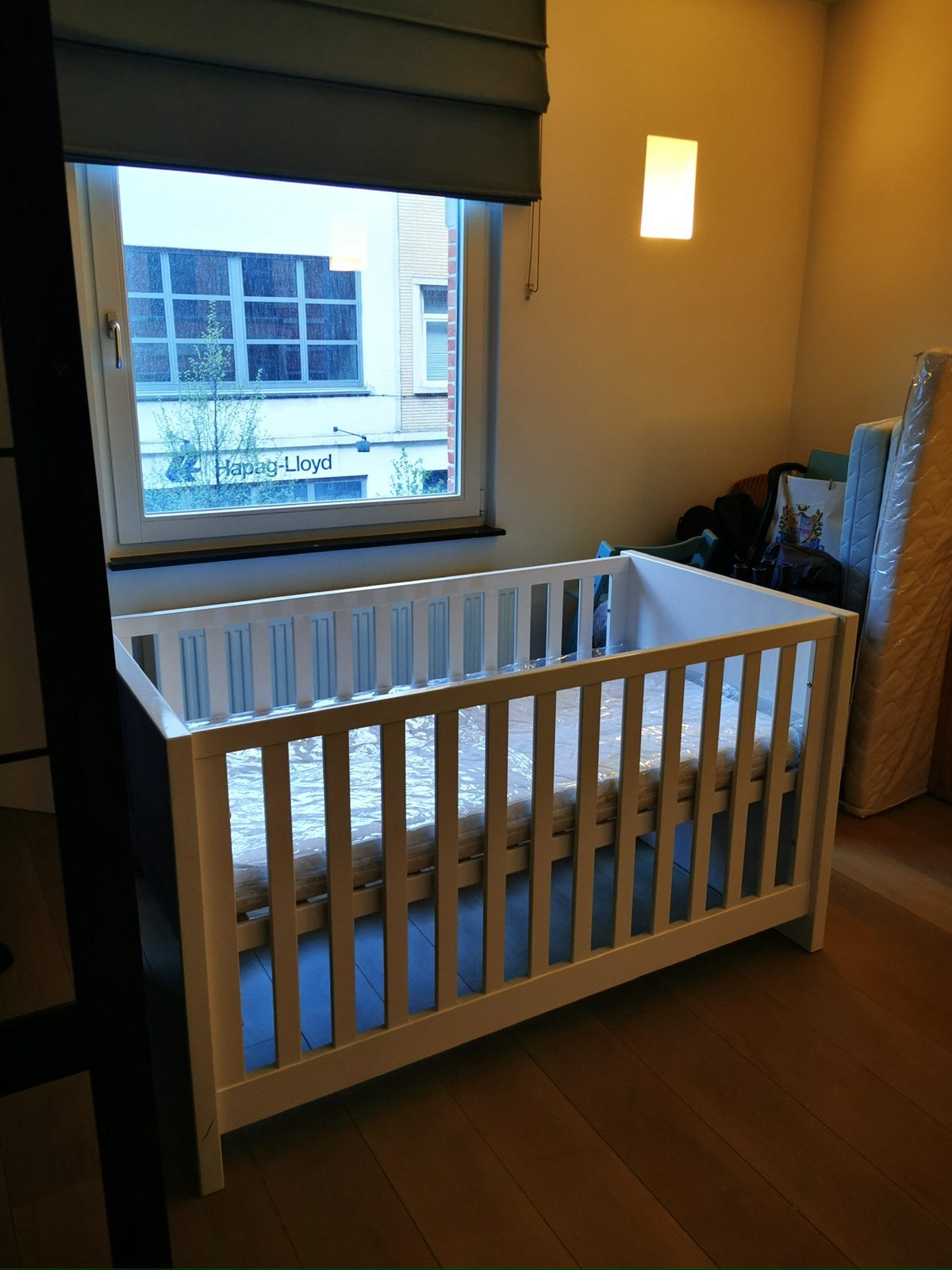 2 x Bopita meegroeibed inclusief Aerosleep matrassen, Enlèvement, Utilisé, 140 à 160 cm, Sommier à lattes