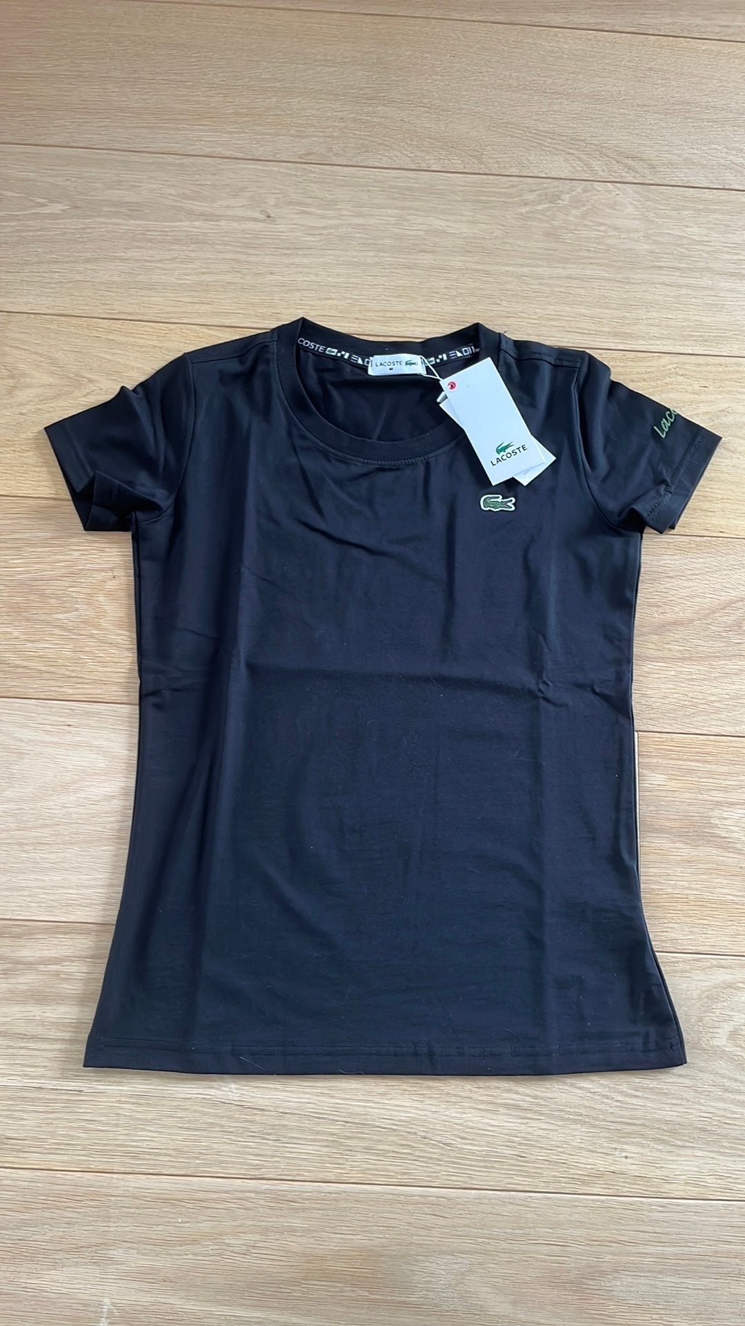 T-shirt Lacoste noir, Vêtements | Hommes, Enlèvement ou Envoi, Neuf, Taille 48/50 (M), Noir