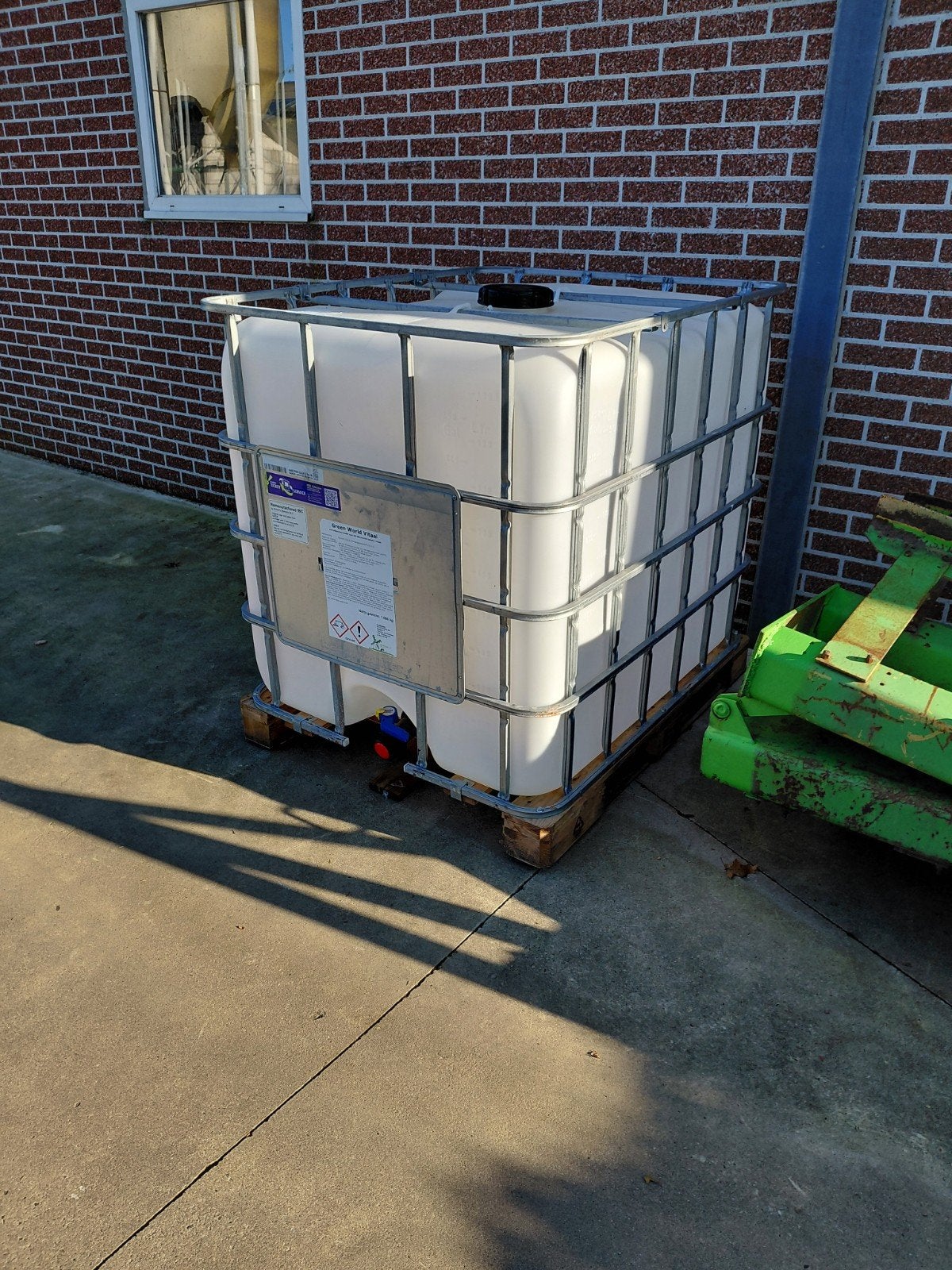 watervaten 1000 liter, Enlèvement
