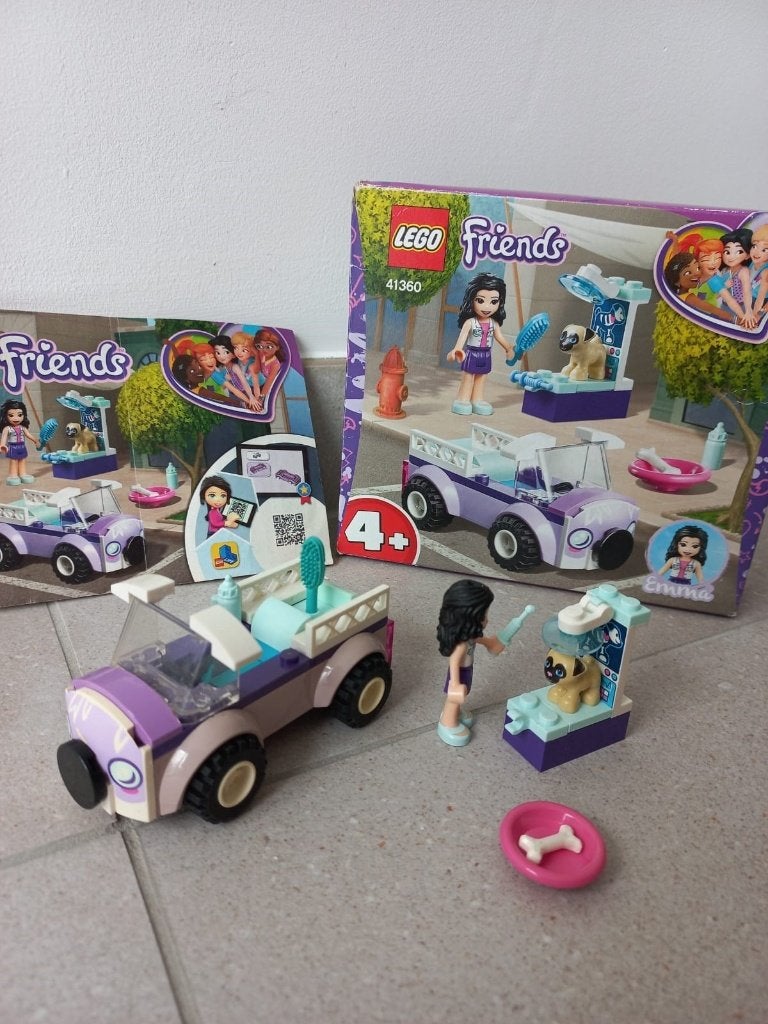 LEGO Friends 41360 – La clinique vétérinaire mobile d'Emma, Lego, Inclusief accessoires, Friends, Ophalen of Verzenden