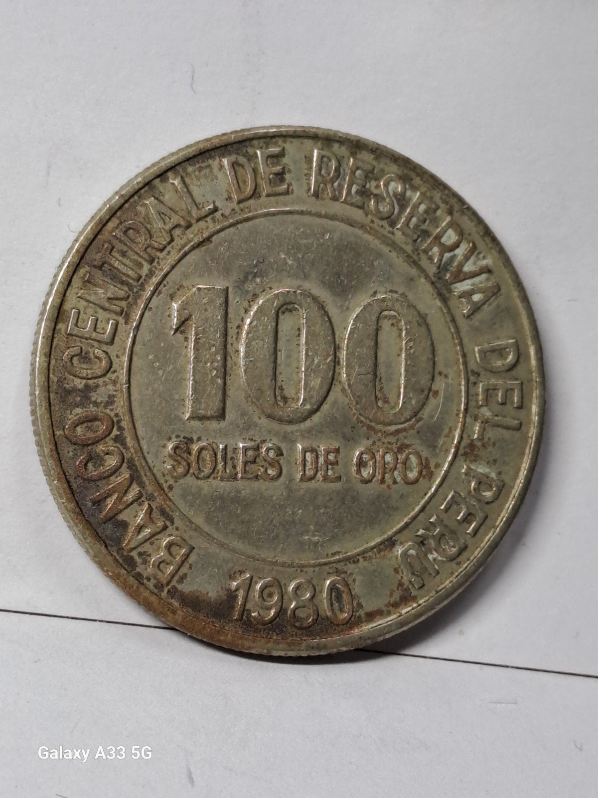 Pérou- 100 Soles 1980, Enlèvement ou Envoi