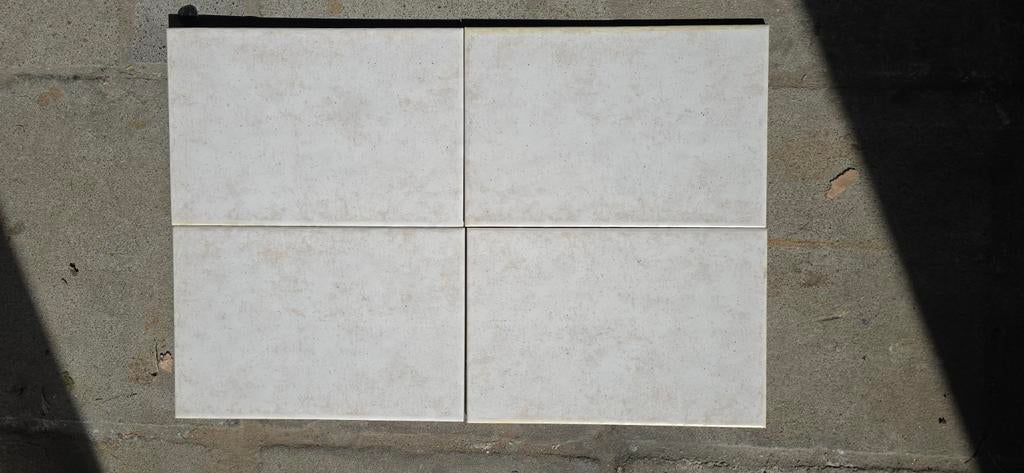 Tegel wandtegel Sphinx 6,2m2 wit beige gevlamd faience rest, Ophalen