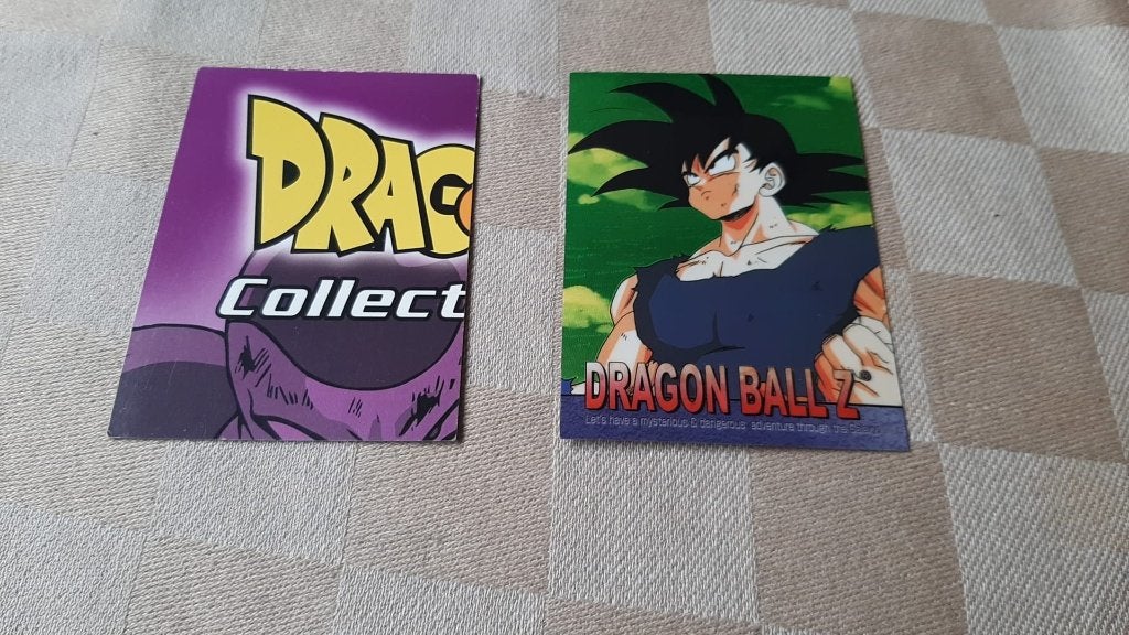2 cartes Dragonball Z dont Goku sur Namek, Enlèvement ou Envoi, Neuf, Plusieurs cartes