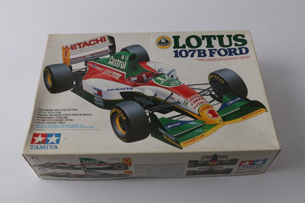 1/20e Tamiya Lotus 107B Ford, Ophalen of Verzenden, Tamiya