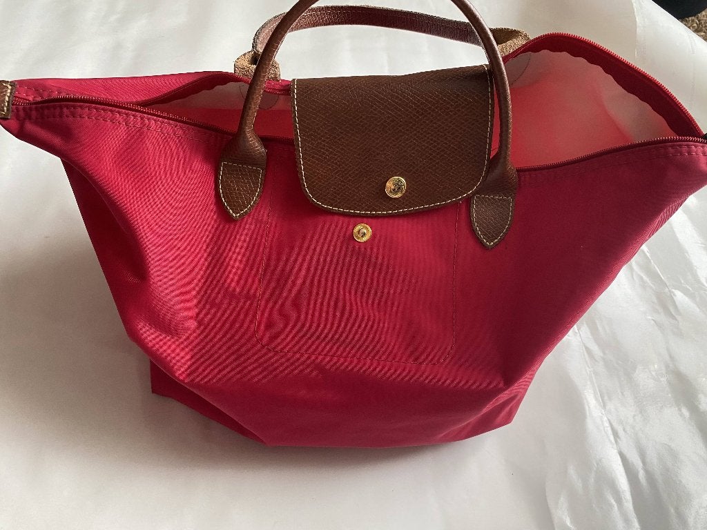 sac Longchamp, Enlèvement, Utilisé, Rouge, Sac à main