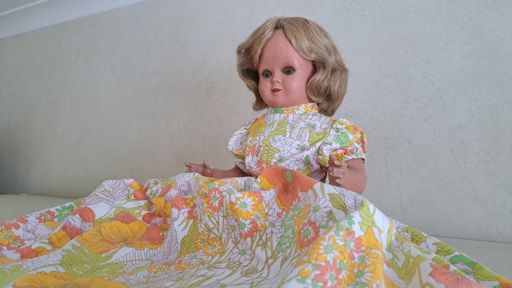Poupée Vintage - Marque Belge UNICA (Années 50-60), Enlèvement, Utilisé, Poupée