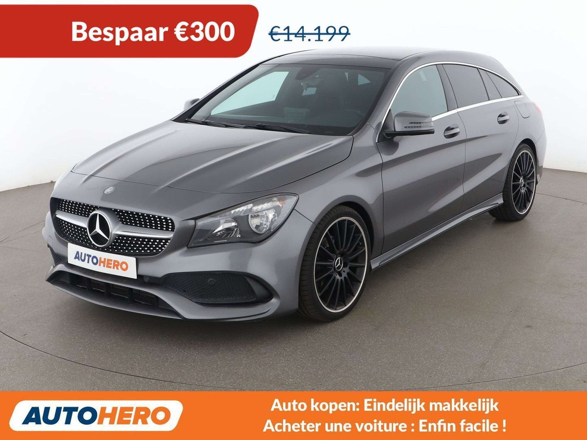 Mercedes-Benz CLA-Klasse 180 CLA 180 d Shooting Brake AMG Li, Auto's, Voorwielaandrijving, CLA, Gebruikt, Zwart