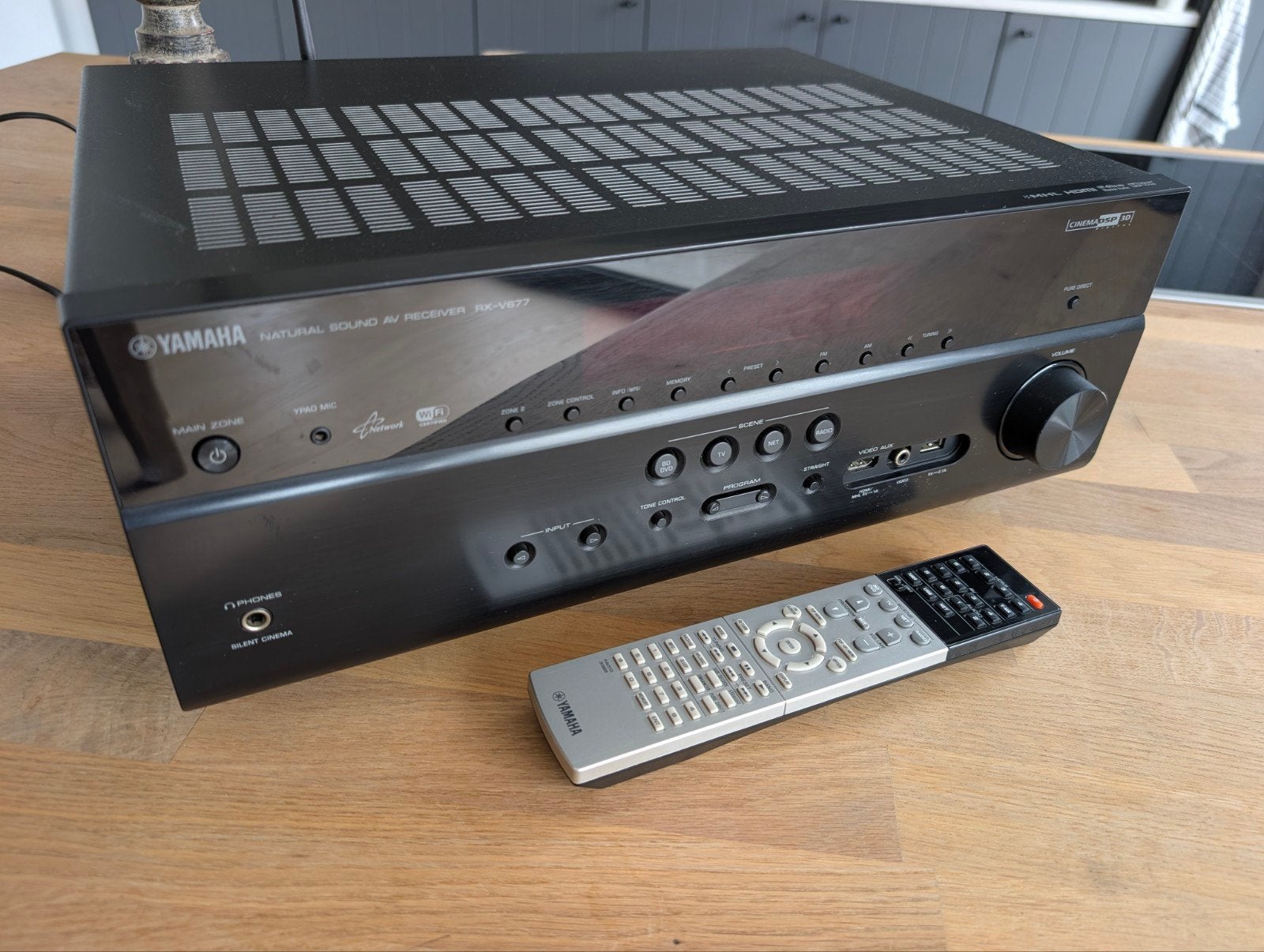 Yamaha RX-V677, 7.2, Wi-Fi, Radio Internet, Spotify, 4K, Enlèvement ou Envoi, Yamaha, Comme neuf, 120 watts ou plus