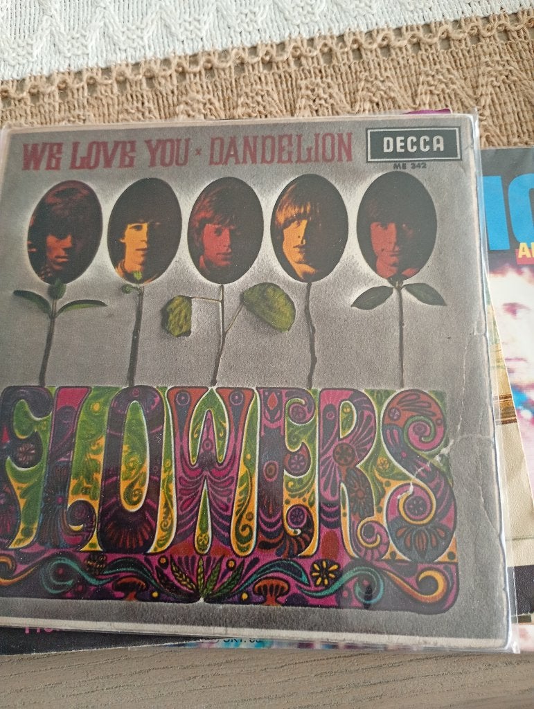 Rolling Stones - We love you / Dandelion ( Spaanse persing, Pochette photo, 7 inch, Utilisé, Pop