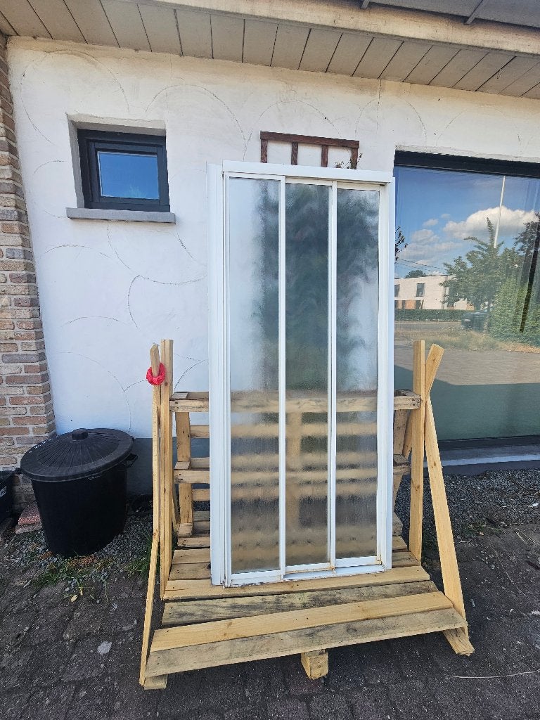 Douchedeur en douchebak, Ophalen, Gebruikt, Glas, Douche