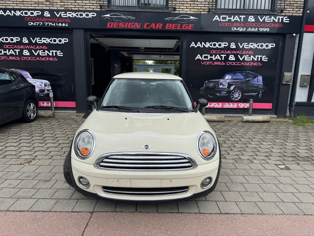 Mini ONE 1600 benzine 2010*Zeer schoon* Airco Aluminium wiel, Auto's, Stof, Euro 6, Sound system, Wit
