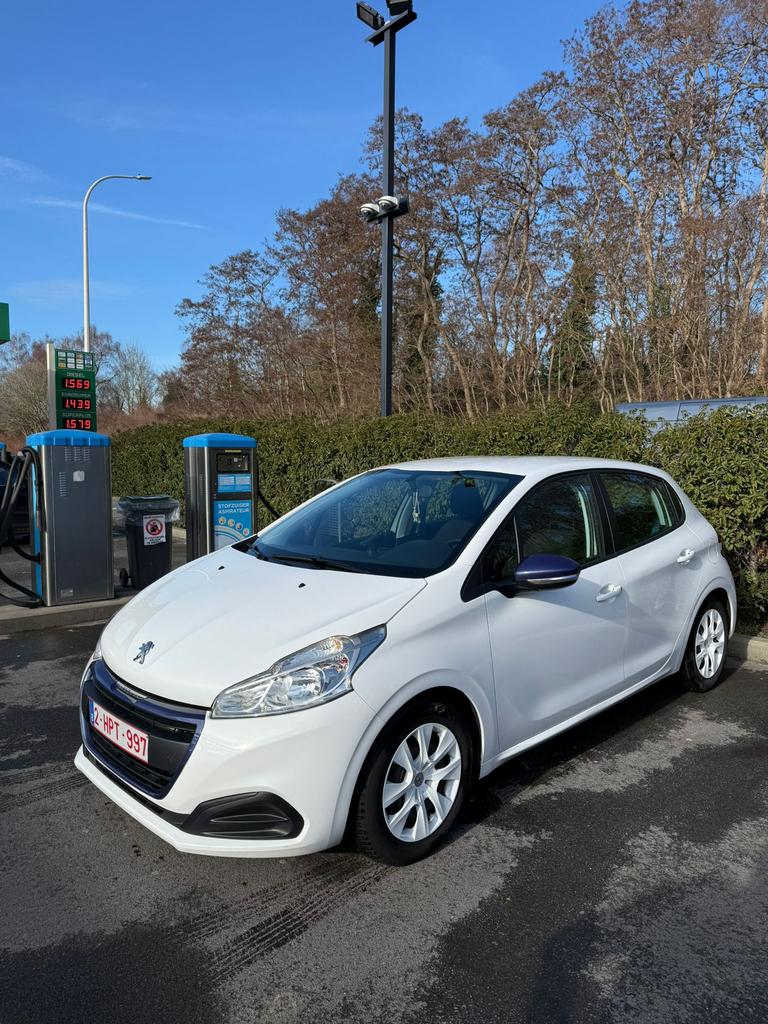 Peugeot 208 1.2 Benzine 2017, Auto's, Electronic Stability Program (ESP), Wit, Handgeschakeld, 5 deurs