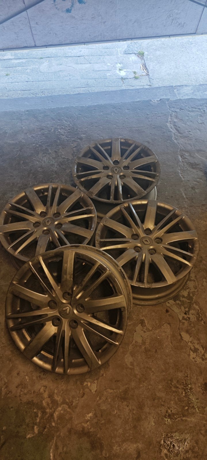 4 jantes Renault originales 17 pouces, 7Jx17 ET47., Autos, Renault, Achat