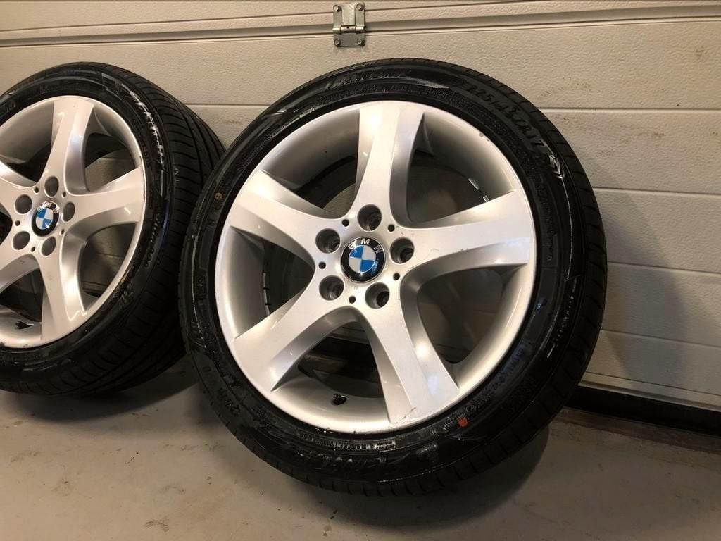 17inch Originele BMW Style 142 Breedset Velgen! Nwe Banden!, Pneus et Jantes, Véhicule de tourisme, Pneus été, -