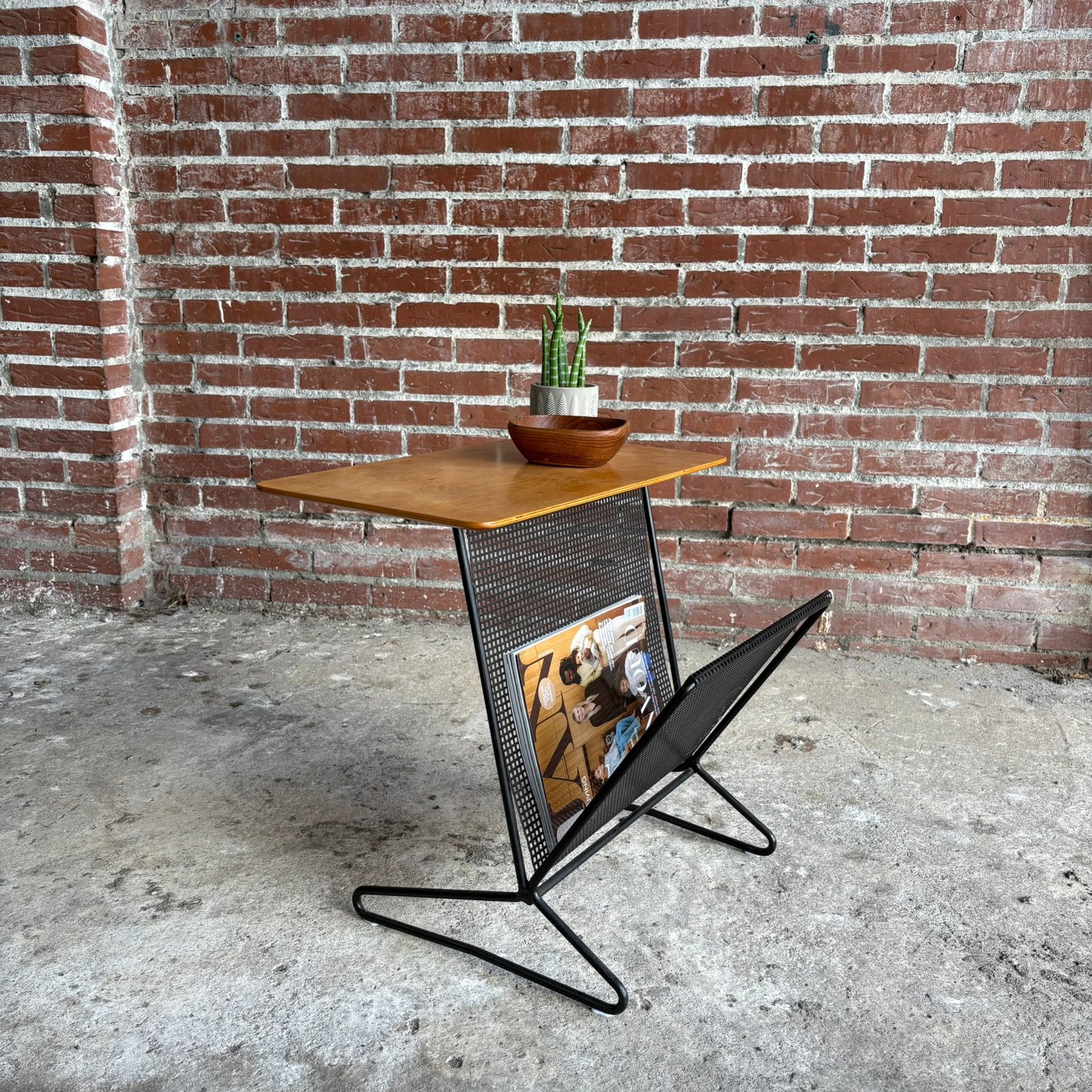 Table d'appoint Pastoe, table à magazines, Cees Braakman, Enlèvement, Comme neuf, Autres formes, 45 à 60 cm