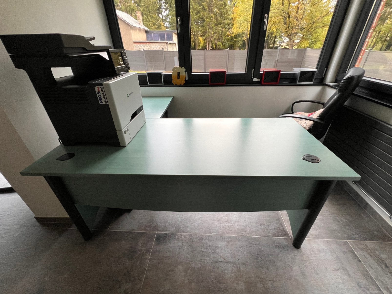 Bureau avec extension, Huis en Inrichting, Ophalen, Opbergruimte, Hoekbureau, Zo goed als nieuw