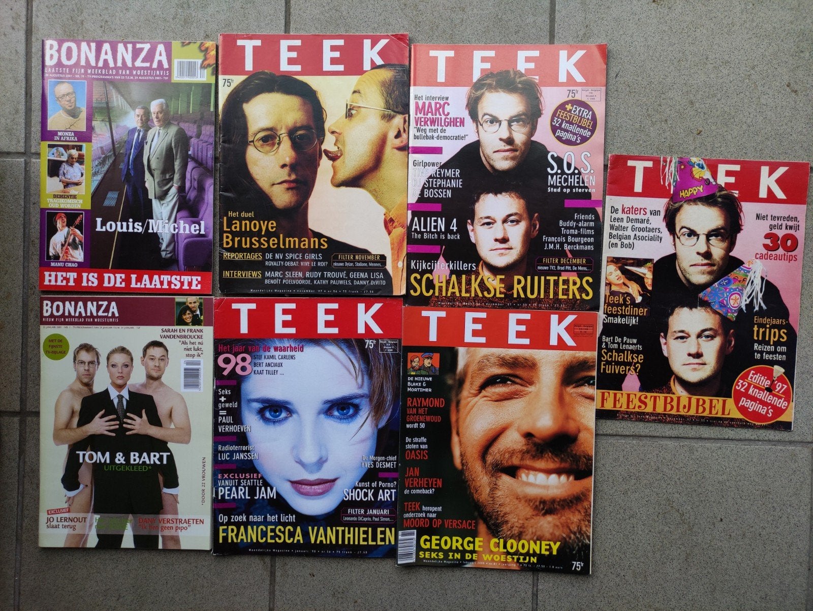5x TEEK magazine + 2x BONANZA magazine, Boeken, Tijdschriften en Kranten, Ophalen of Verzenden