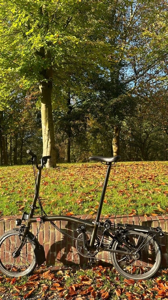 Brompton H6R black Lacquer 6-versnellingen naafdynamo, Ophalen, Brompton, Velgrem, 14 tot 16 inch
