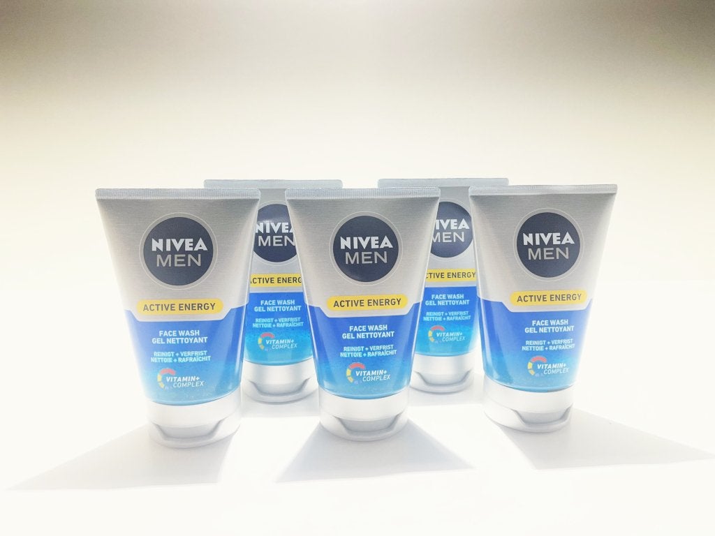 Nivea Face Wash Men Active Energy 5x 100ML, Ophalen of Verzenden, Nieuw, Gehele gezicht, Verzorging