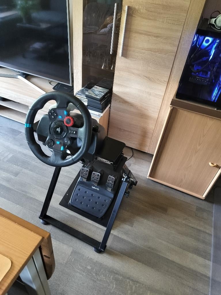 Logitech g29 stuur met staander, Ophalen, Zo goed als nieuw, Logitech