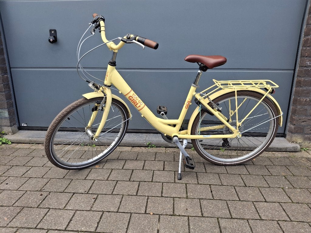 Meisjesfiets You Go Girl 24", Fietsen en Brommers, Ophalen, Versnellingen, BikeFun Kids (BFK), Trommelrem
