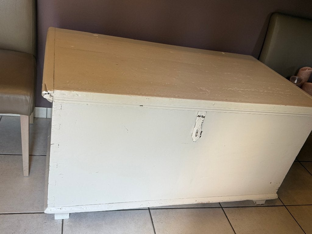 Houten kist, Maison & Meubles, Accessoires pour la Maison | Coffres, Enlèvement