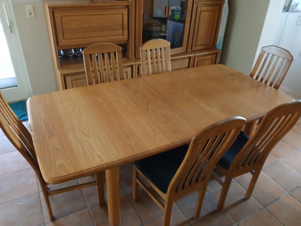 tafel, Ophalen, Gebruikt, Eikenhout, 50 tot 100 cm