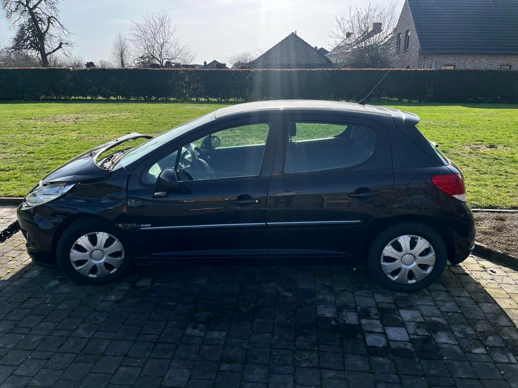 Peugeot 207, Stof, Zwart, Zwart, 5 deurs