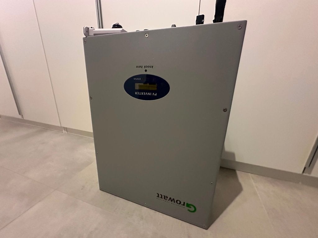 Onduleur à panneau solaire triphasé Growatt 4000UE, Enlèvement, Comme neuf, Growatt, Onduleur
