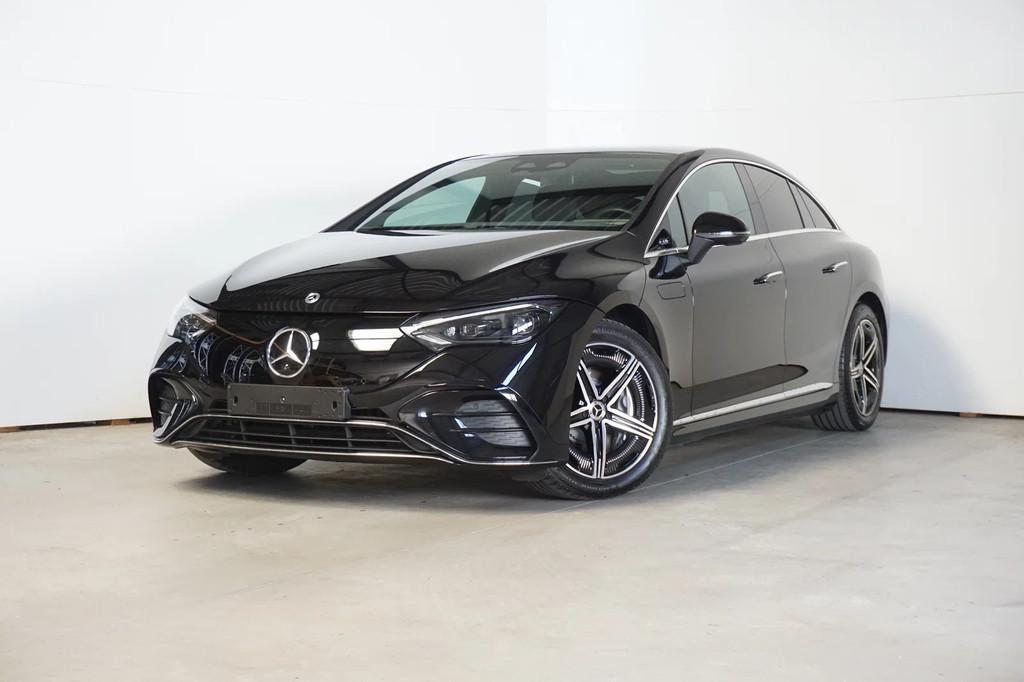 Mercedes-Benz EQE 300 - AMG - RIJASSISTENTIE - HEAD-UP DISPL, Auto's, Automaat, Gebruikt, Zwart, Zwart