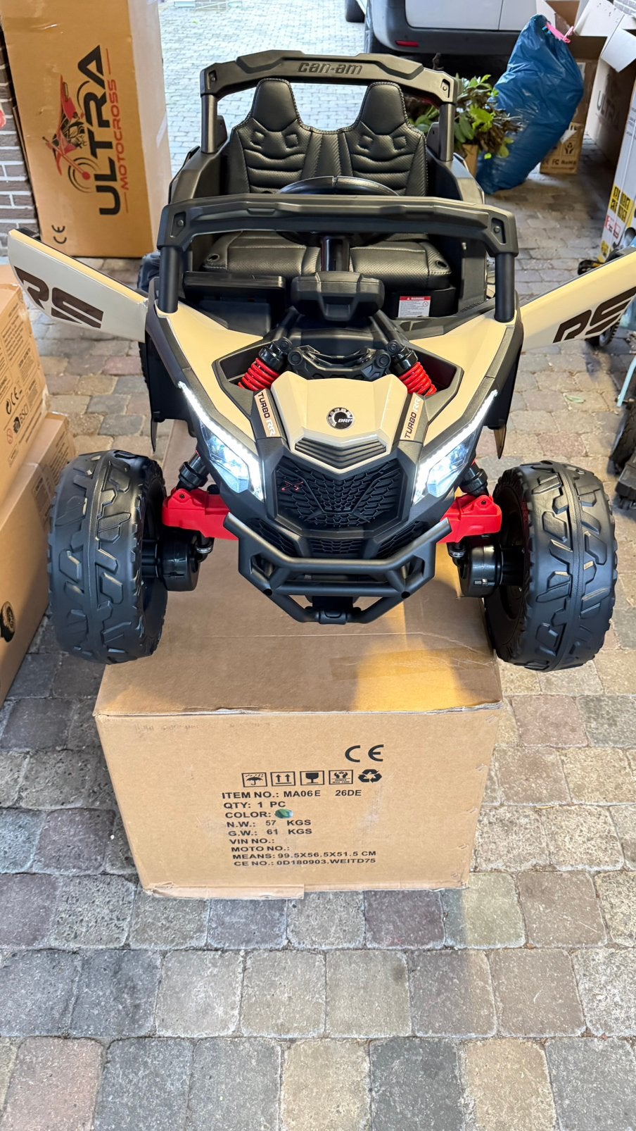 Maverick RS 4x4 Buggy  Krachtige 24v 4x Motor / MP4-Touch, Ophalen of Verzenden
