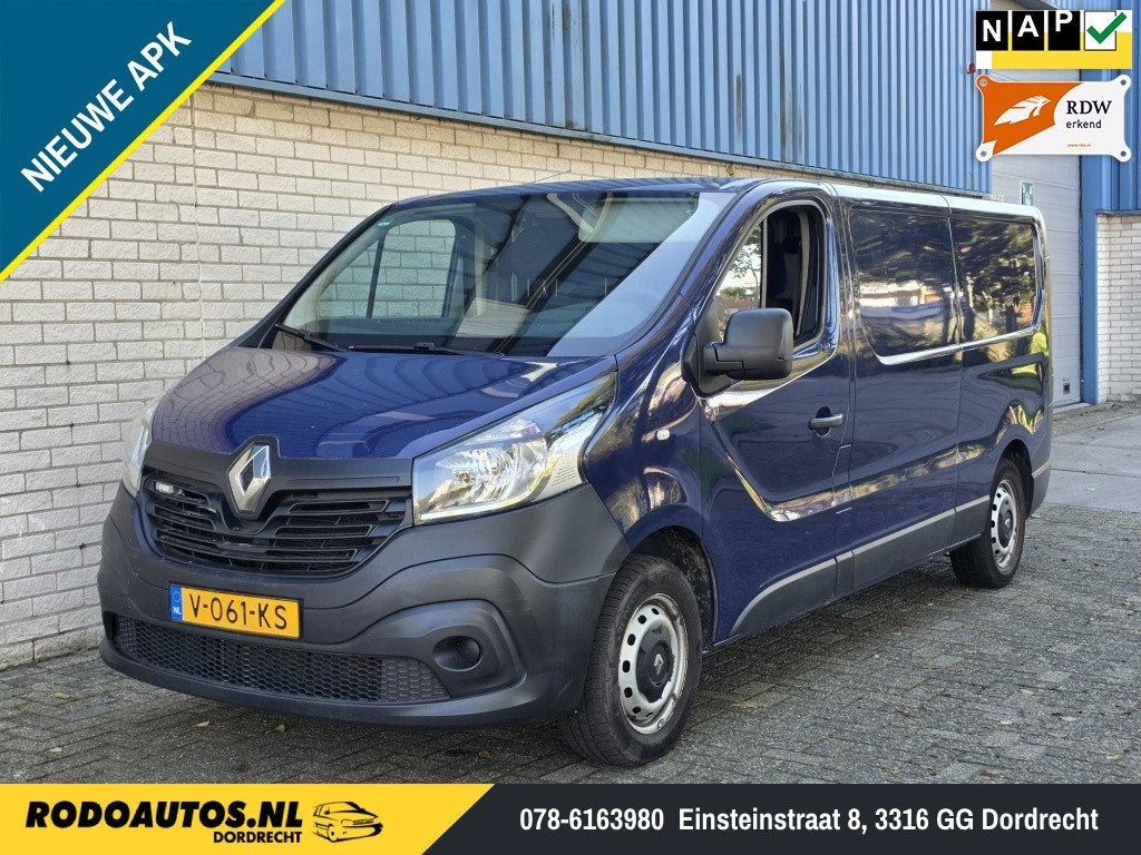 Renault Trafic 1.6 dCi T29 L2H1 Comfort 121pk Airco Nw APK, Euro 6, 4 cilinders, 89 kW, Verwarmde buitenspiegels