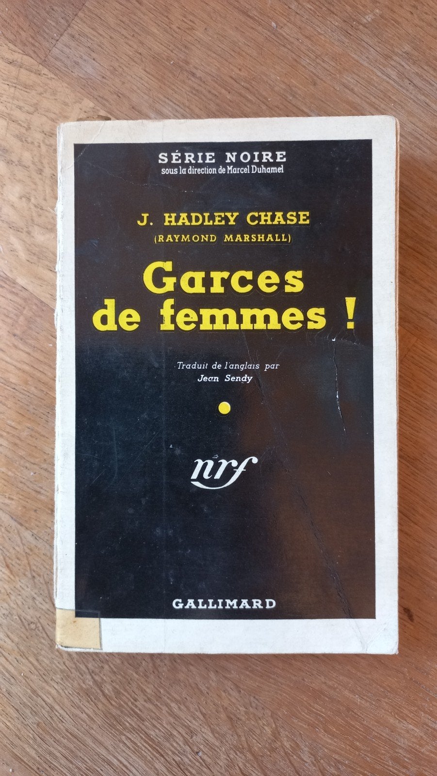 Première édition n 31 Série noire Gallimard, 1949, Enlèvement ou Envoi