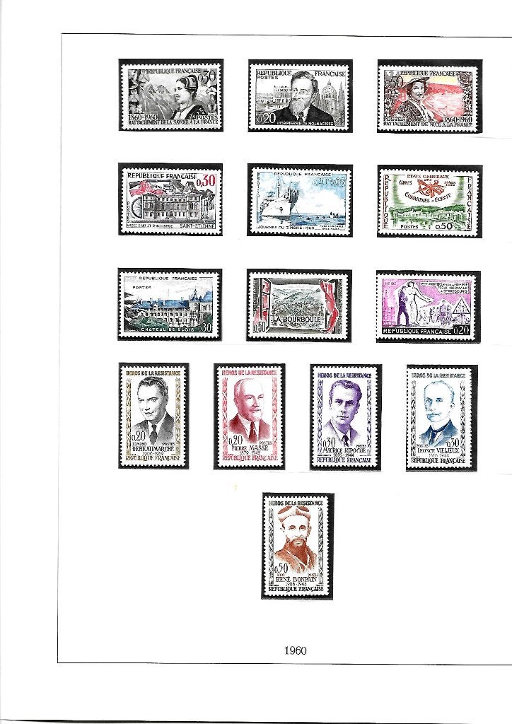 Vends Collection de Timbres de FRANCE - neufs, Envoi, Non oblitéré