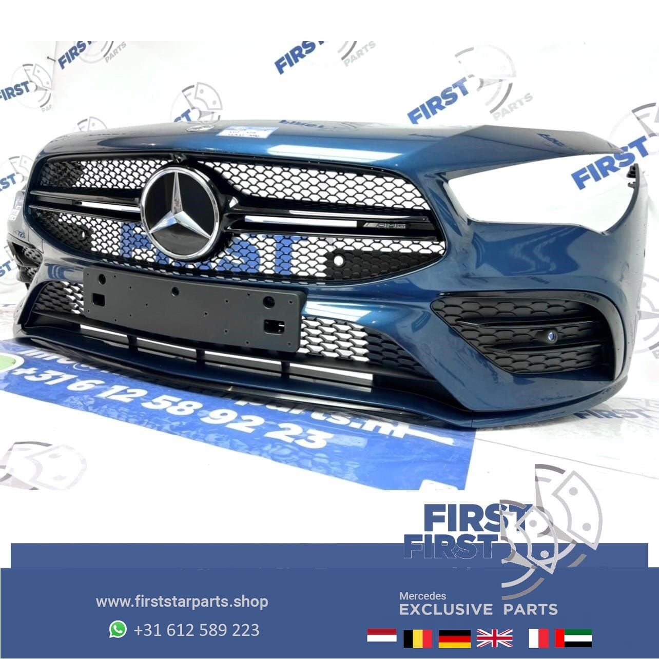 W118 C118 CLA 35 AMG VOORBUMPER COMPLEET Mercedes 2018-2023, Utilisé, -, Avant, -