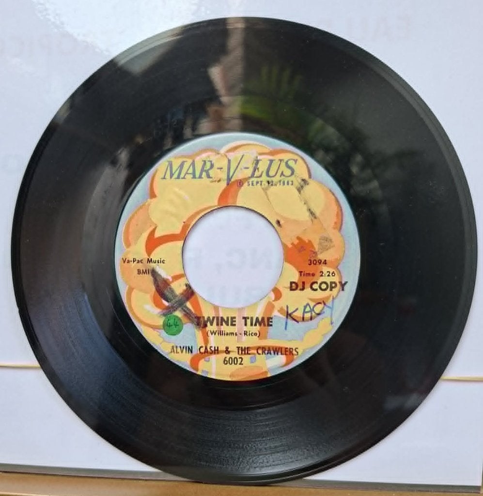 Pocporn Groove/Alvin Cash & The Crawlers/Twine Time, Gebruikt, 7 inch, Originele persing, Ophalen of Verzenden