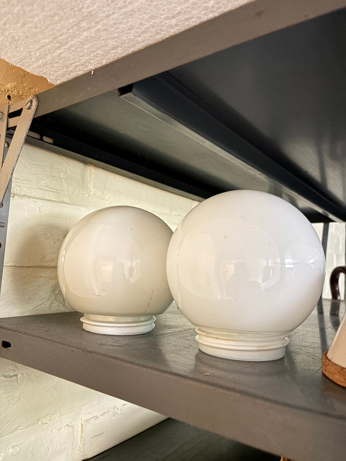 lampen, Gebruikt, Wit, Wandlamp, Ovaal