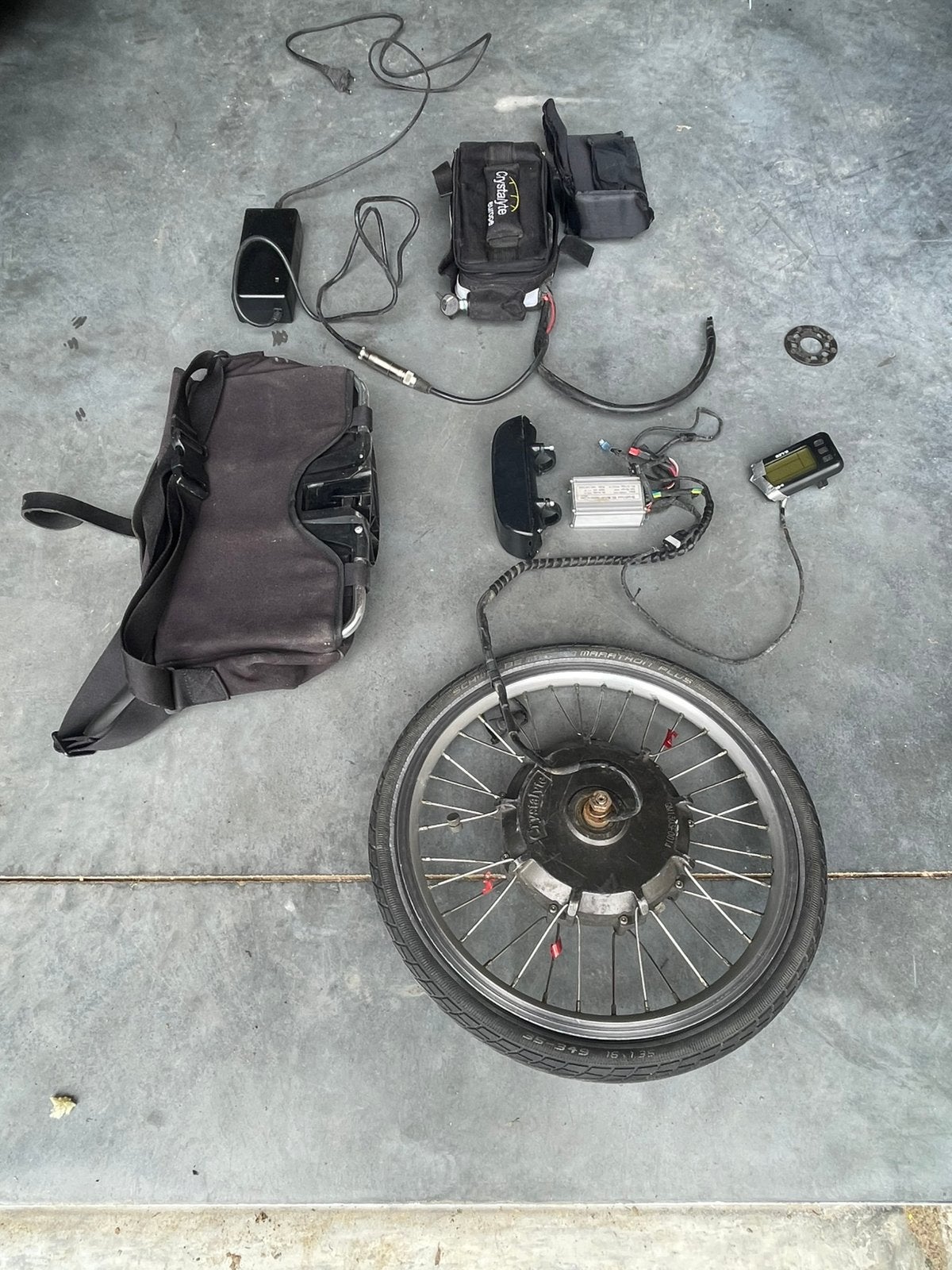 Brompton elektrisch ombouw pakket 36v, Fietsen en Brommers, Brommeronderdelen | Algemeen, Gebruikt, Ophalen