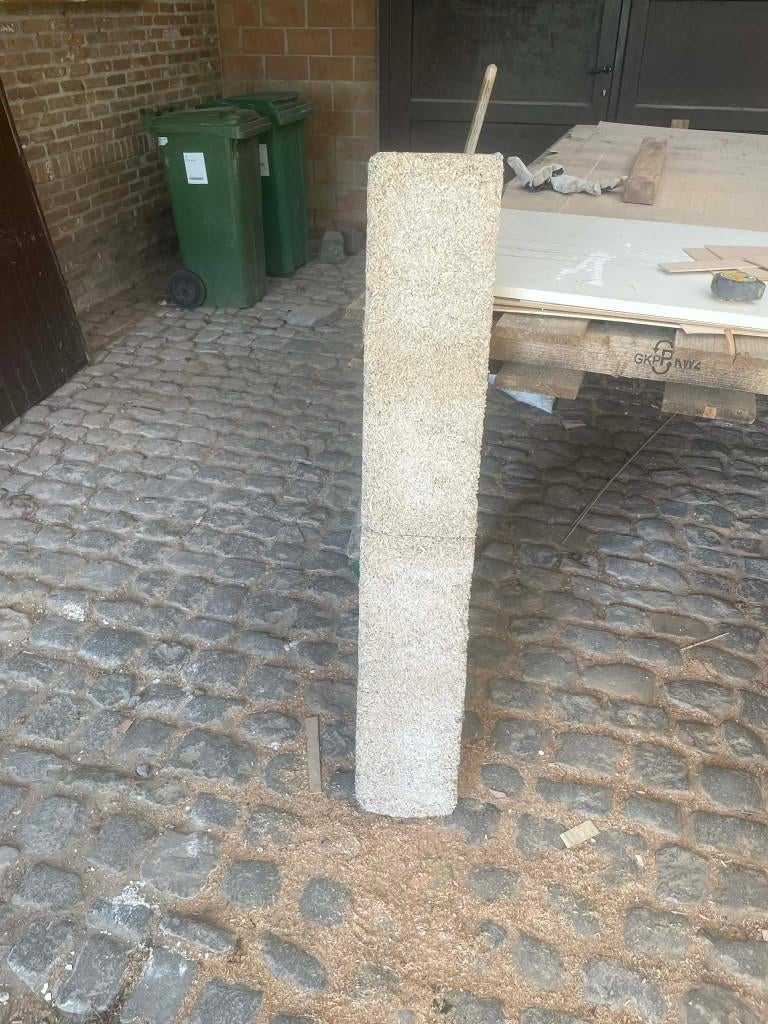 GRATIS balk beton met hennep / poutrel, Ophalen