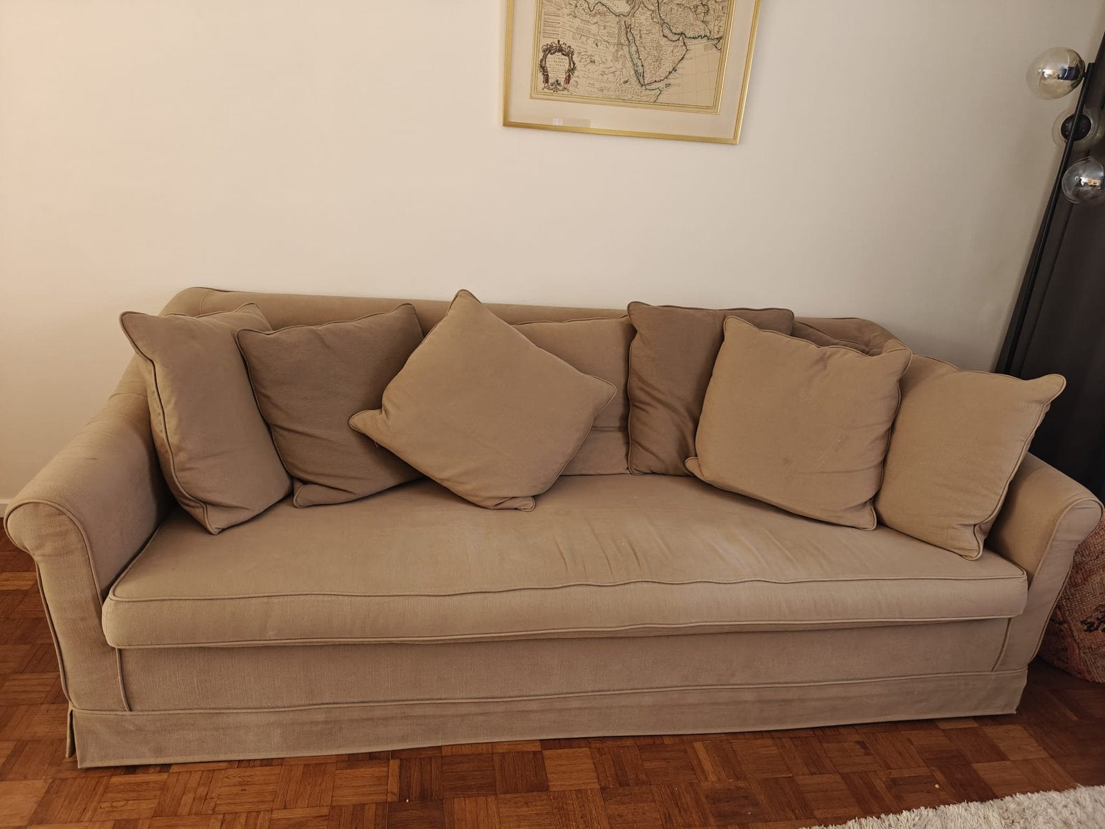 Zetel landelijke stijl, Huis en Inrichting, Zetels | Zetels, Ophalen, Gebruikt, 100 tot 125 cm, Rechte bank