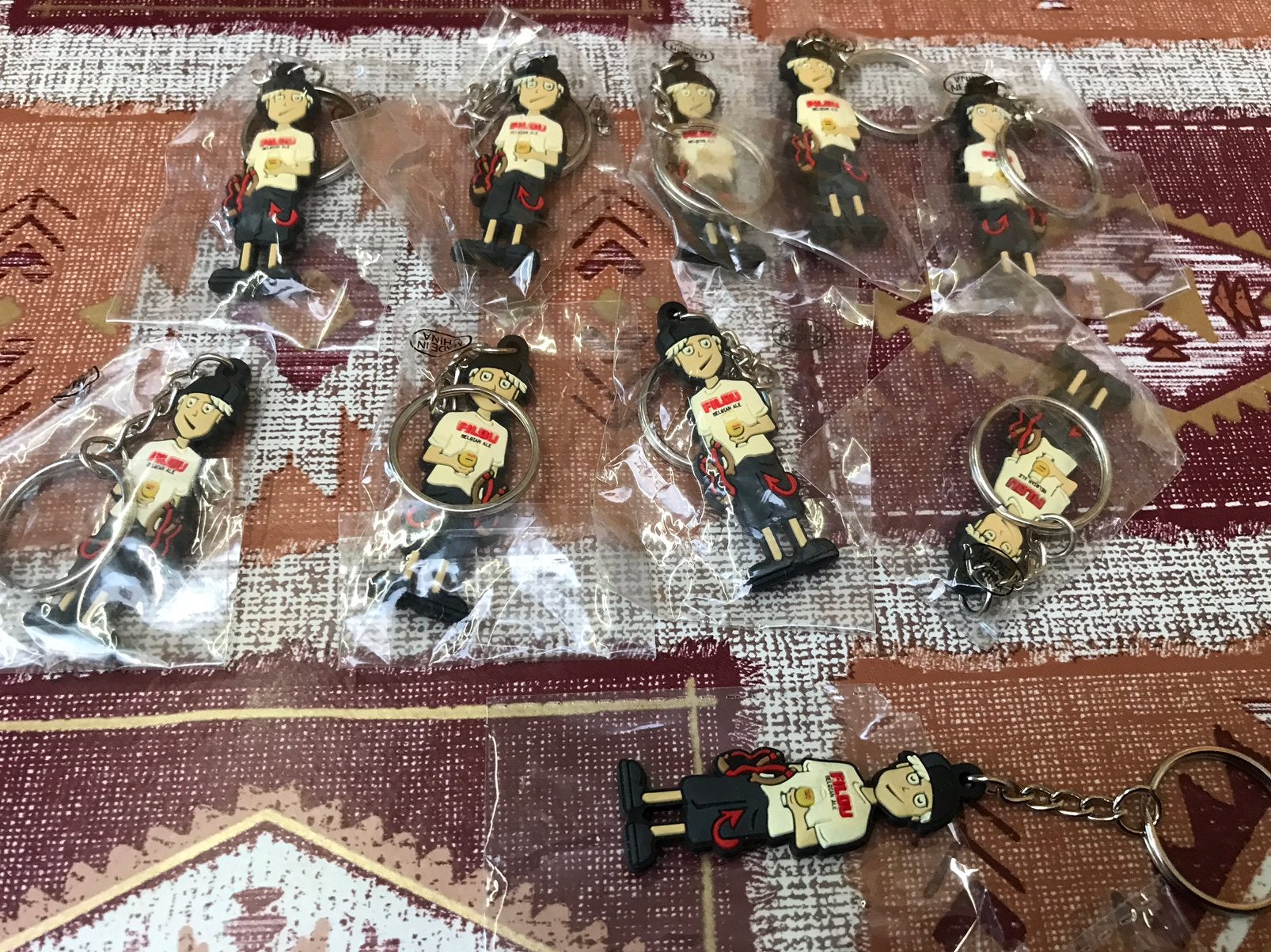 Filou bier sleutelhanger rubber.10st.voor 10€, Verzamelen, Ophalen of Verzenden, Nieuw, Gebruiksvoorwerp