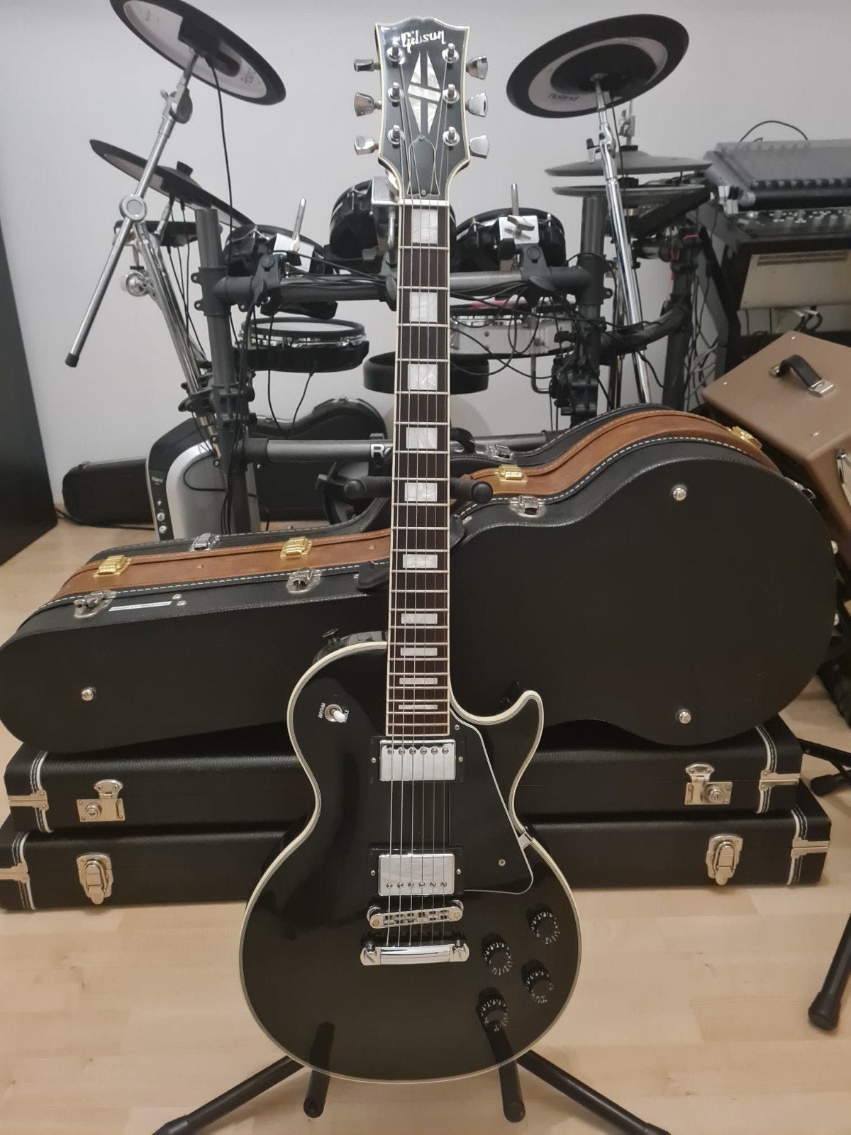 Gibson LP Classic Custom, Ophalen of Verzenden, Zo goed als nieuw, Solid body, Gibson