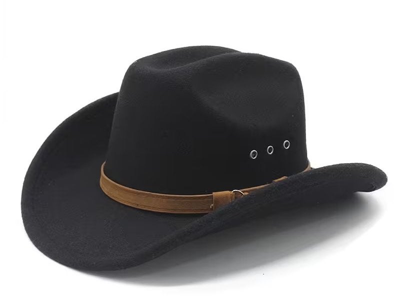 Western Cowboy Hoed Met Bruin leder Bandje (Nieuw), Vêtements | Hommes, Chapeaux & Casquettes, Enlèvement ou Envoi, Neuf, Chapeau