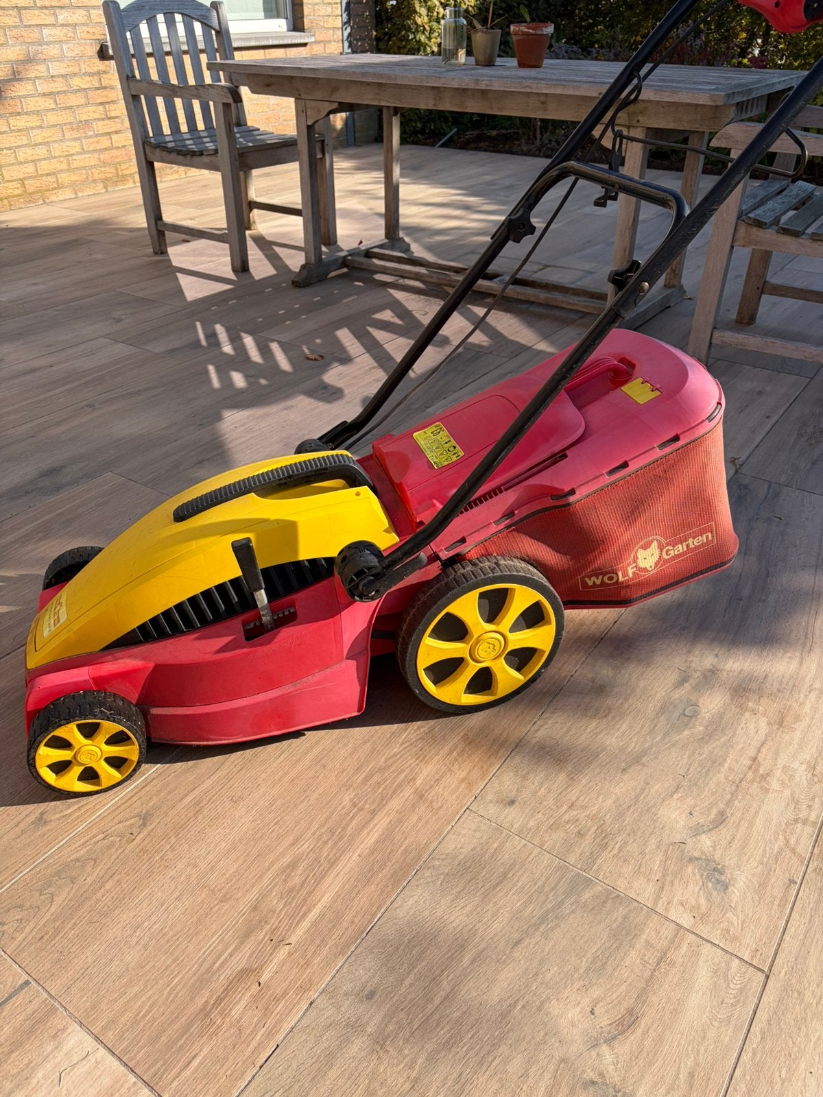Electrische grasmaaier Wolf te koop, Enlèvement, Comme neuf