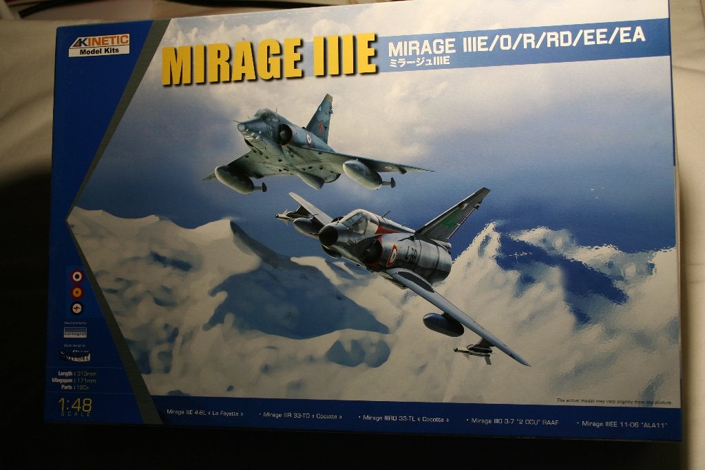 Kinetic 48050 1/48 Mirage IIIE, Enlèvement ou Envoi, Neuf, Plus grand que 1:72, Avion