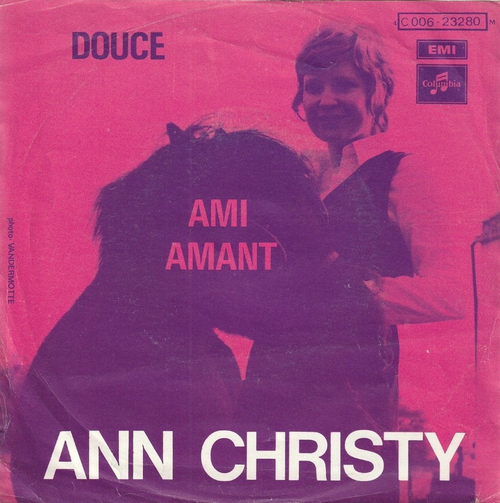 Ann Christy - Douce / Ami amant - Belpop, En néerlandais, 7 inch, Autres types, Envoi