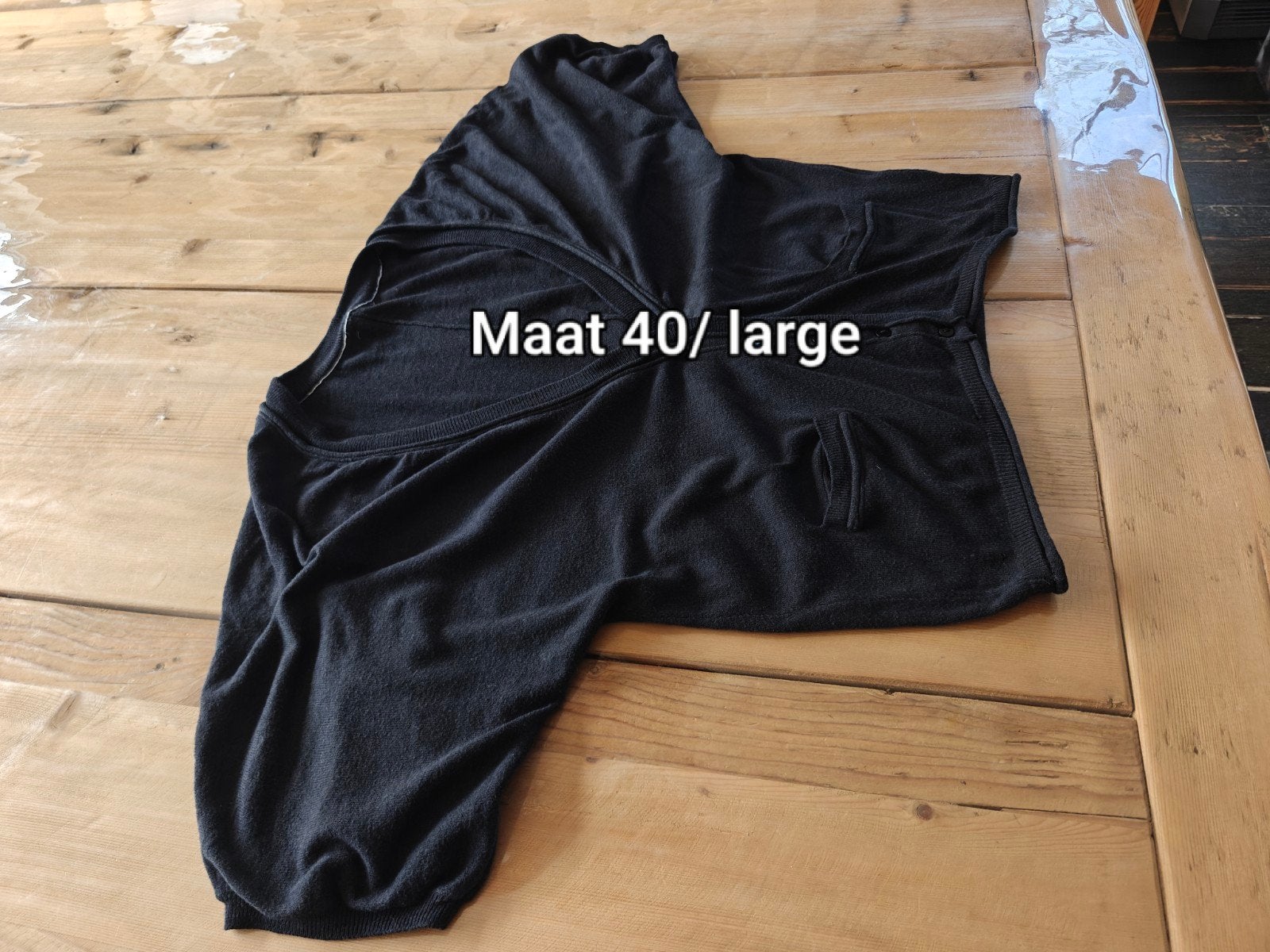 dames vest maat 40/large. Zie foto's, Ophalen of Verzenden, Gedragen, Maat 38/40 (M), Zwart